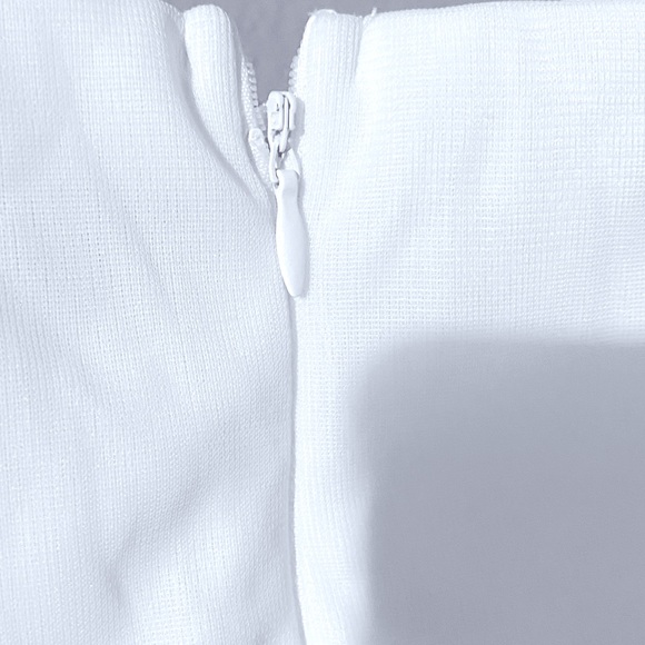 Pure White one shoulder LONG Maxi Dress - Picture 6 of 6